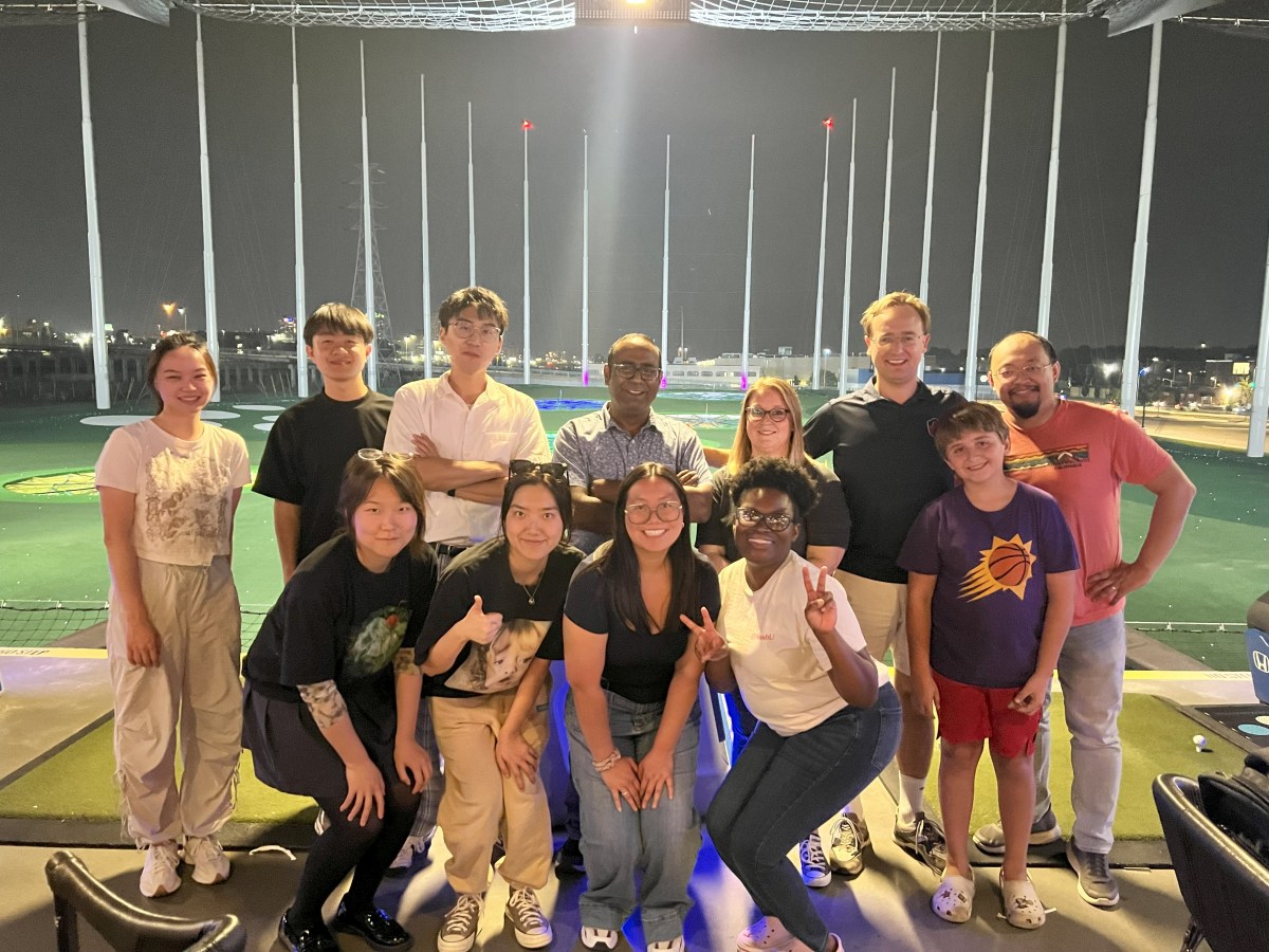 Lab party at&nbsp;TopGolf